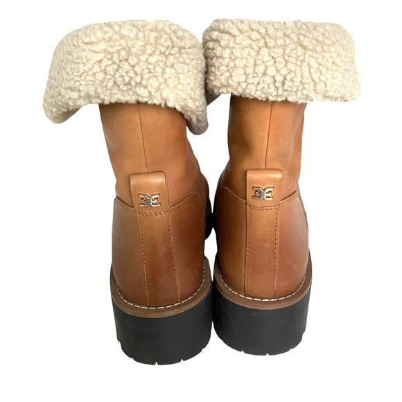 Sam Edelman Jacquie 2 Cuffed Zip‎ Booties Women's Sz 8M Leather Winter Boho - Picture 4 of 13